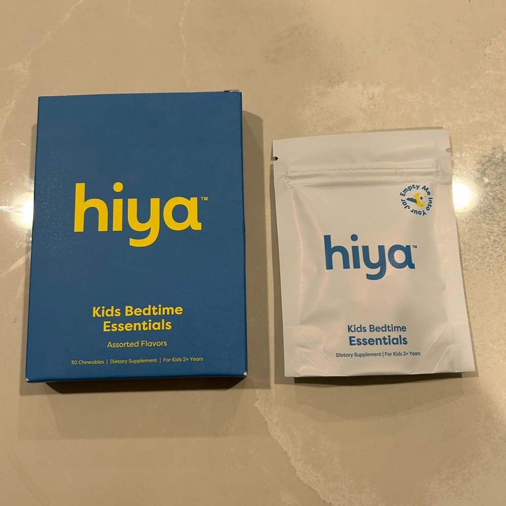 Hiya Kids Bedtime Essentials- Unopened, 30 Pack
